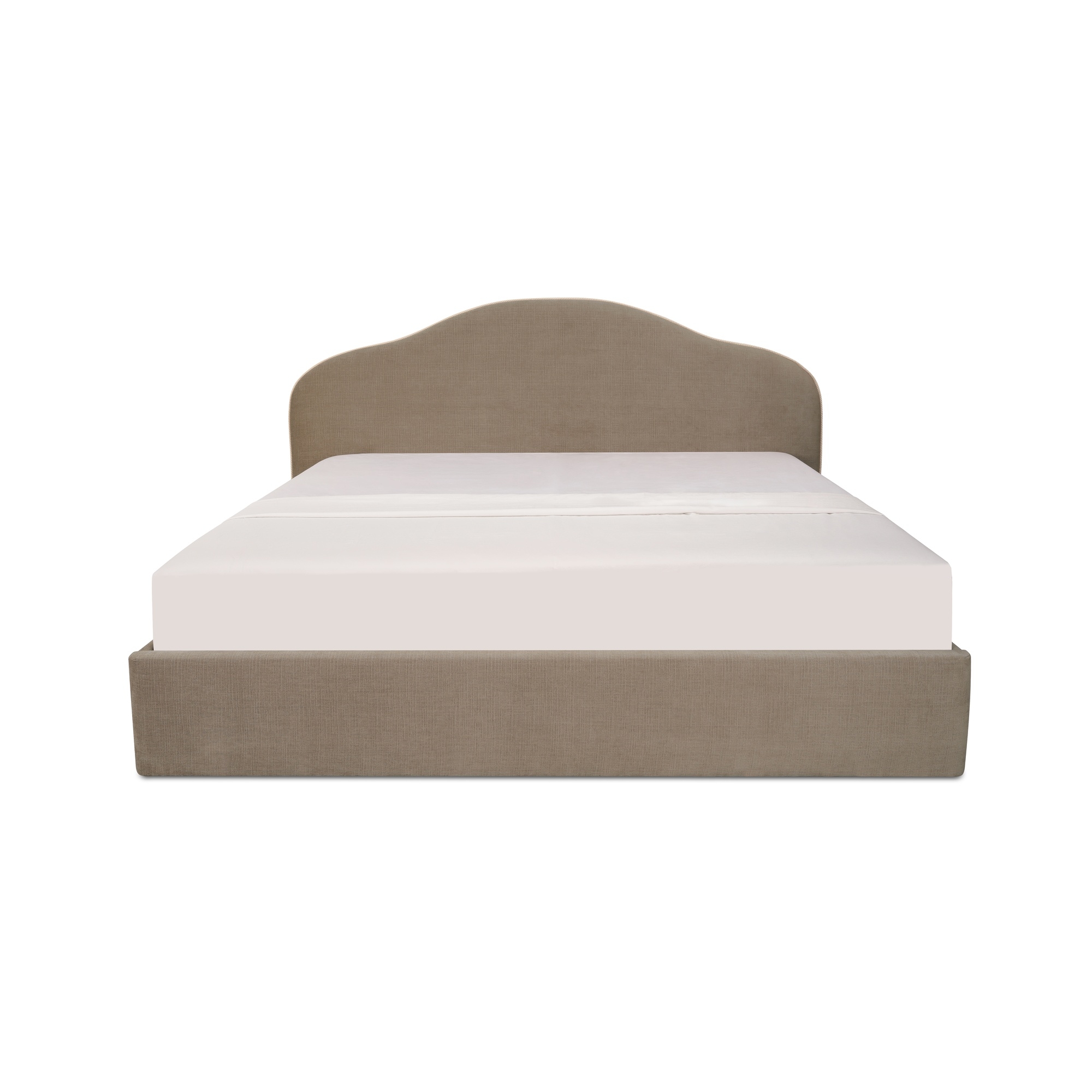 Maggie Queen Storage Bed Taupe - Image 0