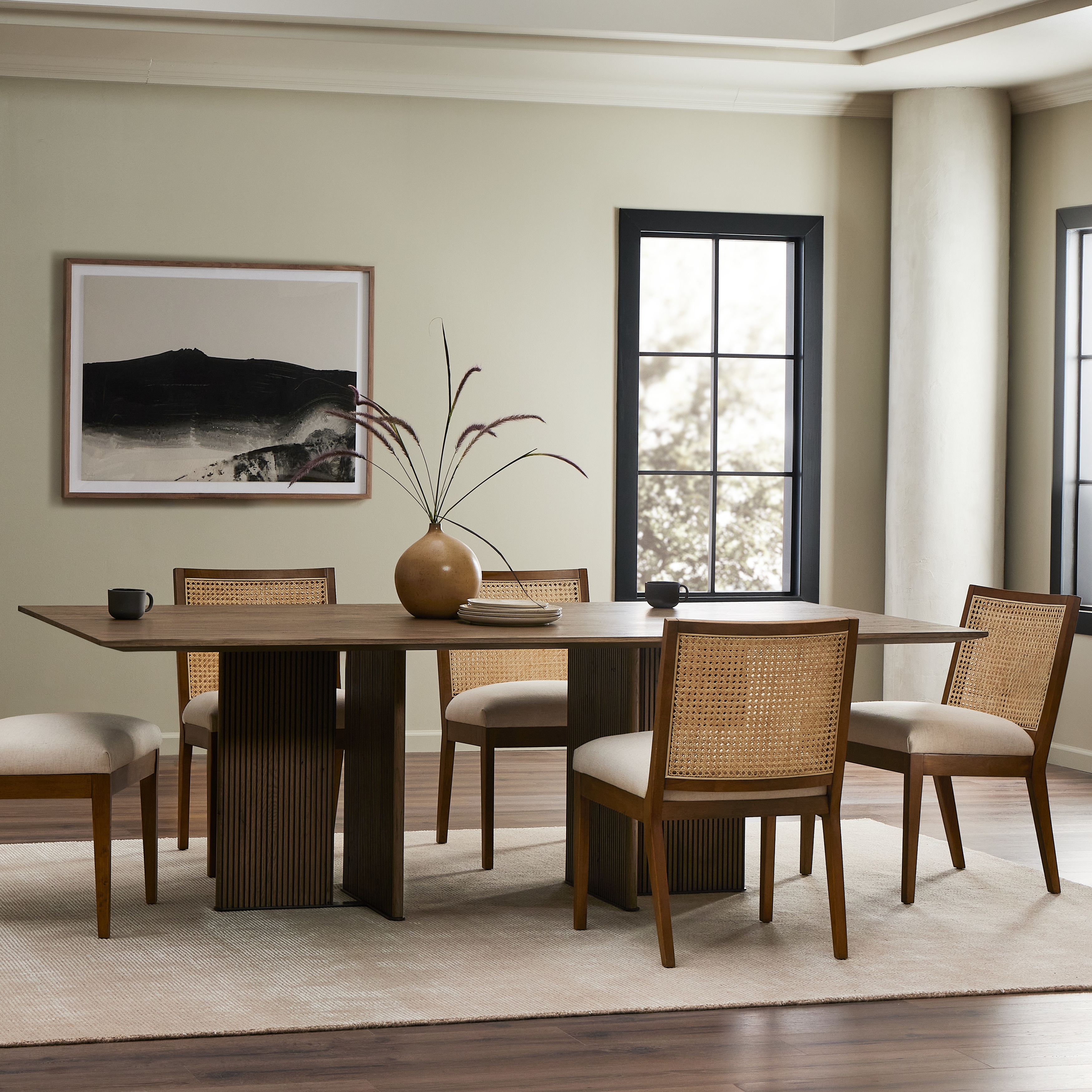 Leo Dining Table-Rustic Grey Veneer - Image 11