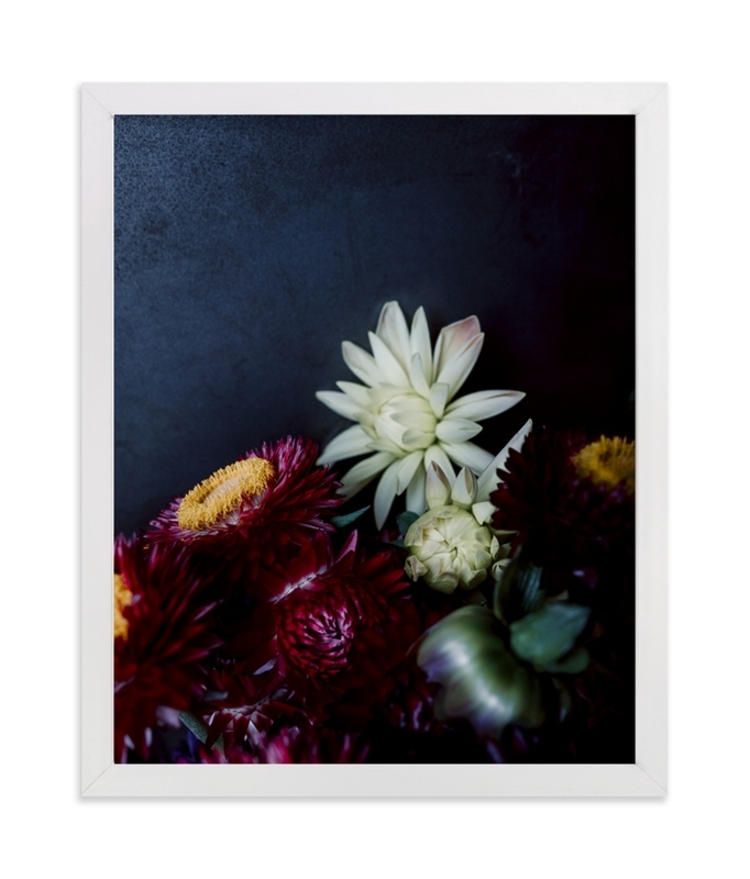 Dark Fall Flowers Limited Edition Fine Art Print 1 - Image 0