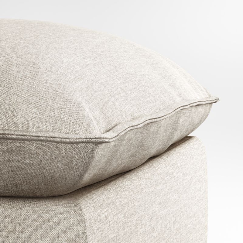 Harbour Natural Flange Nursery Storage Ottoman - Image 4