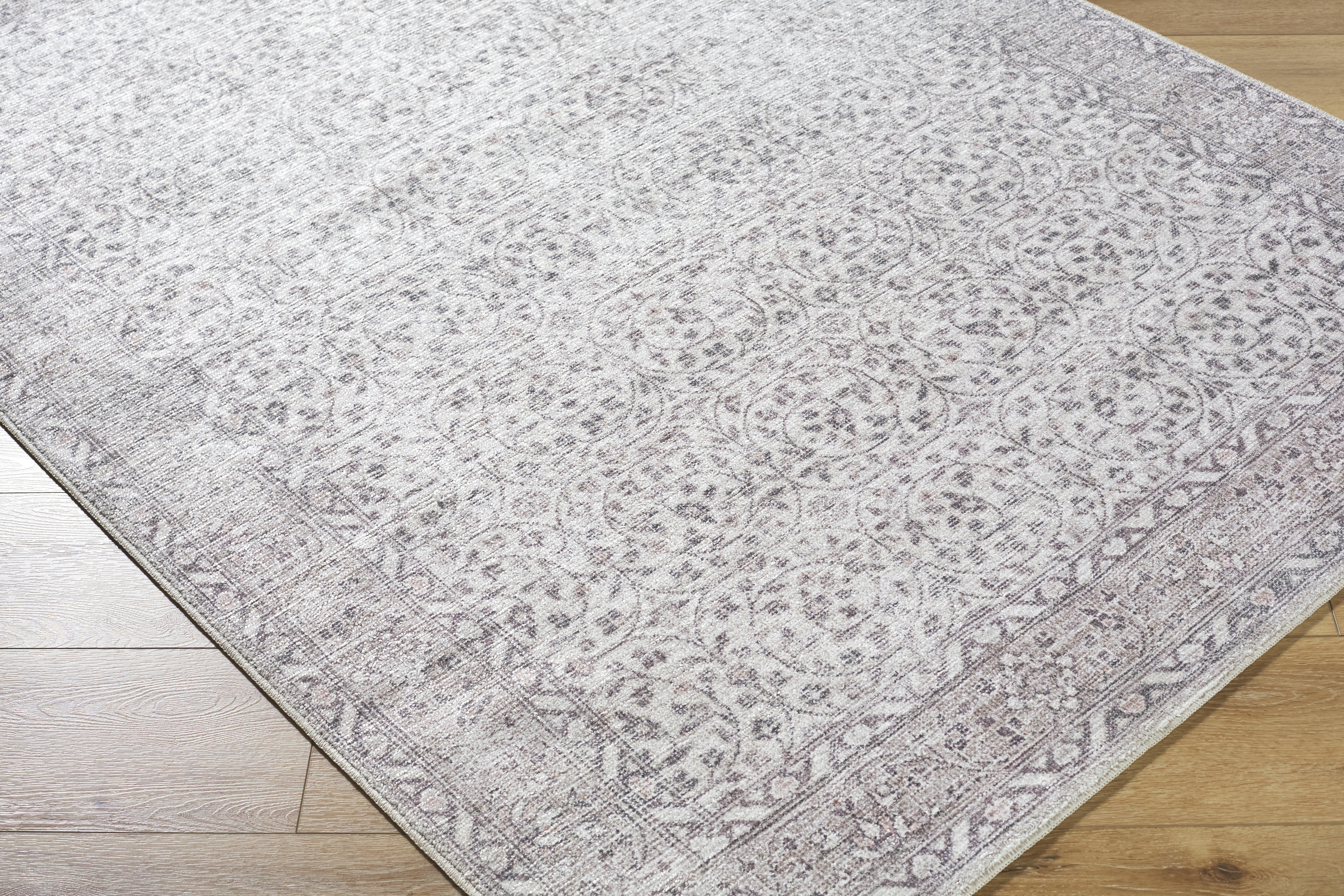 Livabliss Spokane White Indoor 2'6" x 7'3" Machine Woven Rug - Image 5