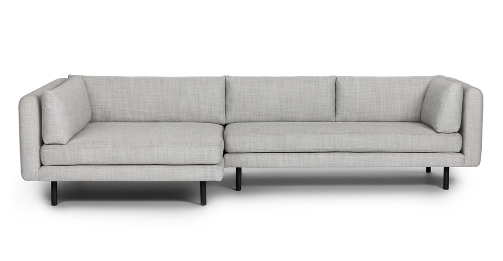 Lappi Serene Gray Left Sectional Sofa - Image 0