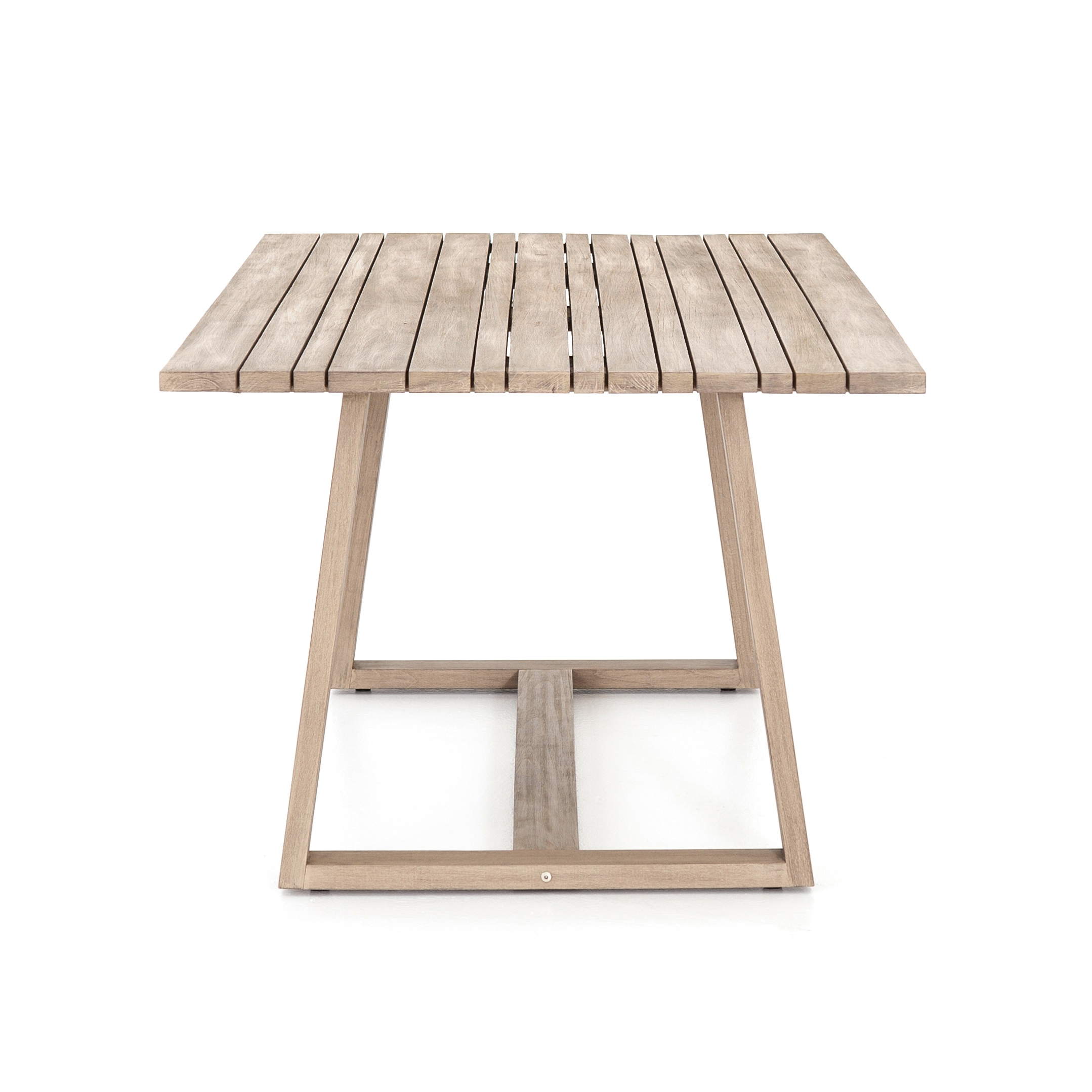 Atherton Outdoor Dining Table-Brown - Image 4