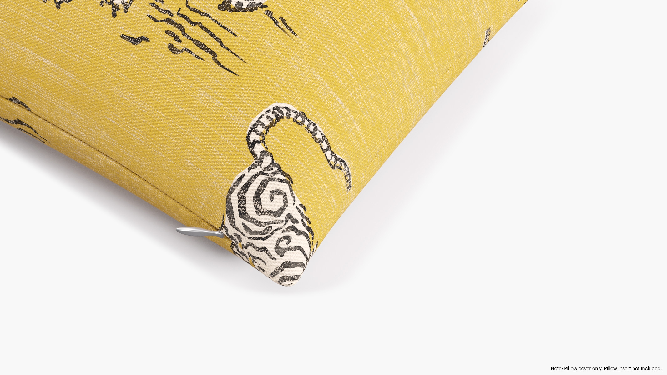 Throw Pillow Cover 14" x 20", Dijon Tigresse, 14" x 20" - Image 1