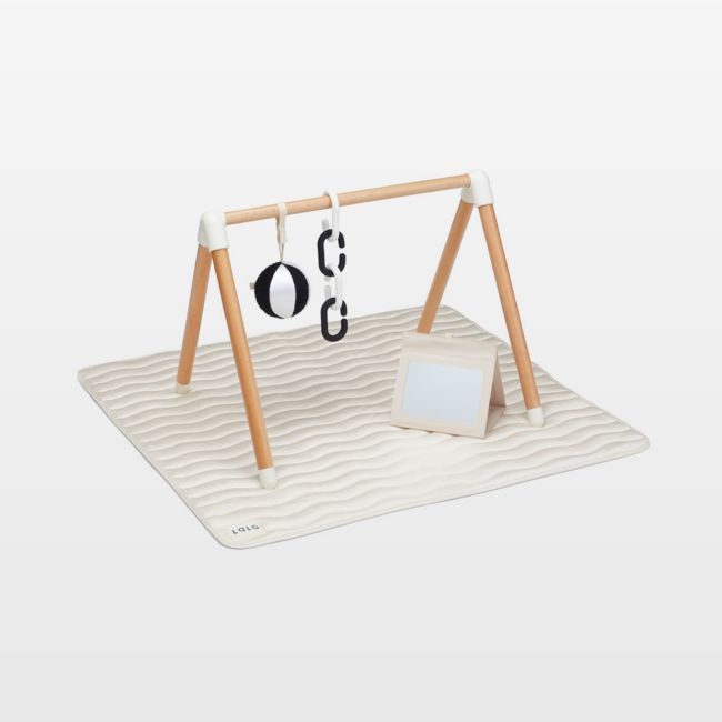 Lalo Oatmeal Wooden Baby Play Gym - Image 0