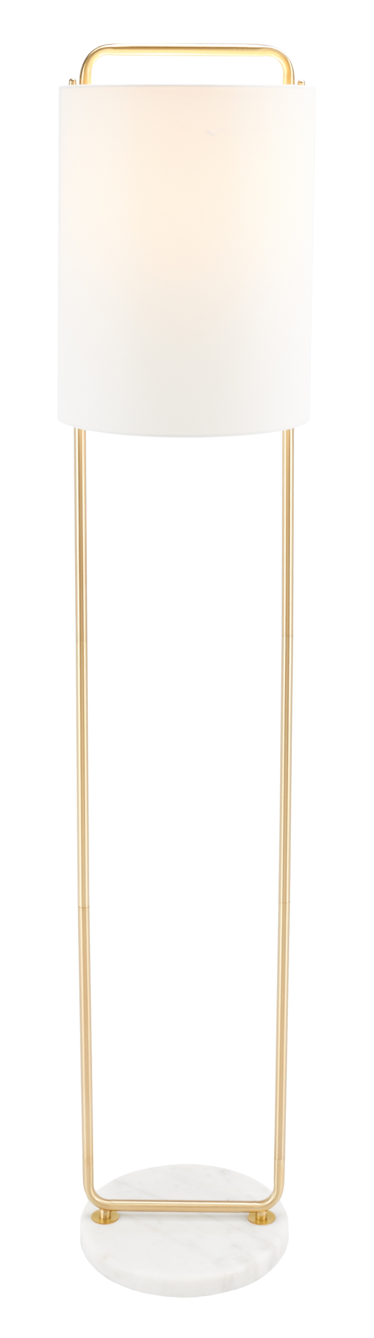 Giulia 63" Floor Lamp - Gold/White Marble - Image 5