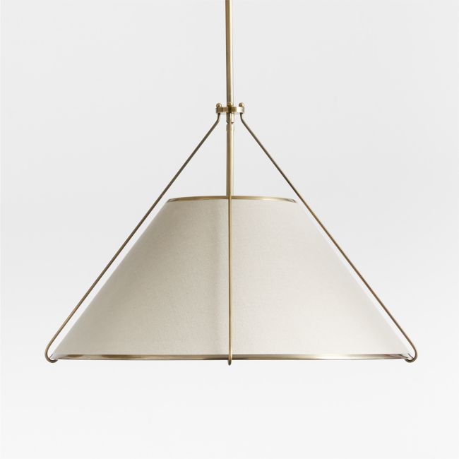 Remi Natural Conical Pendant Light 24.7" - Image 0