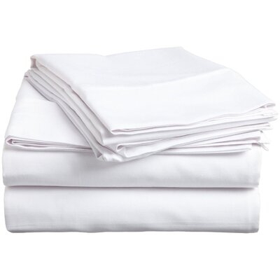 Marcela 300 Thread Count Egyptian-Quality Cotton Sateen Sheet Set - Image 0