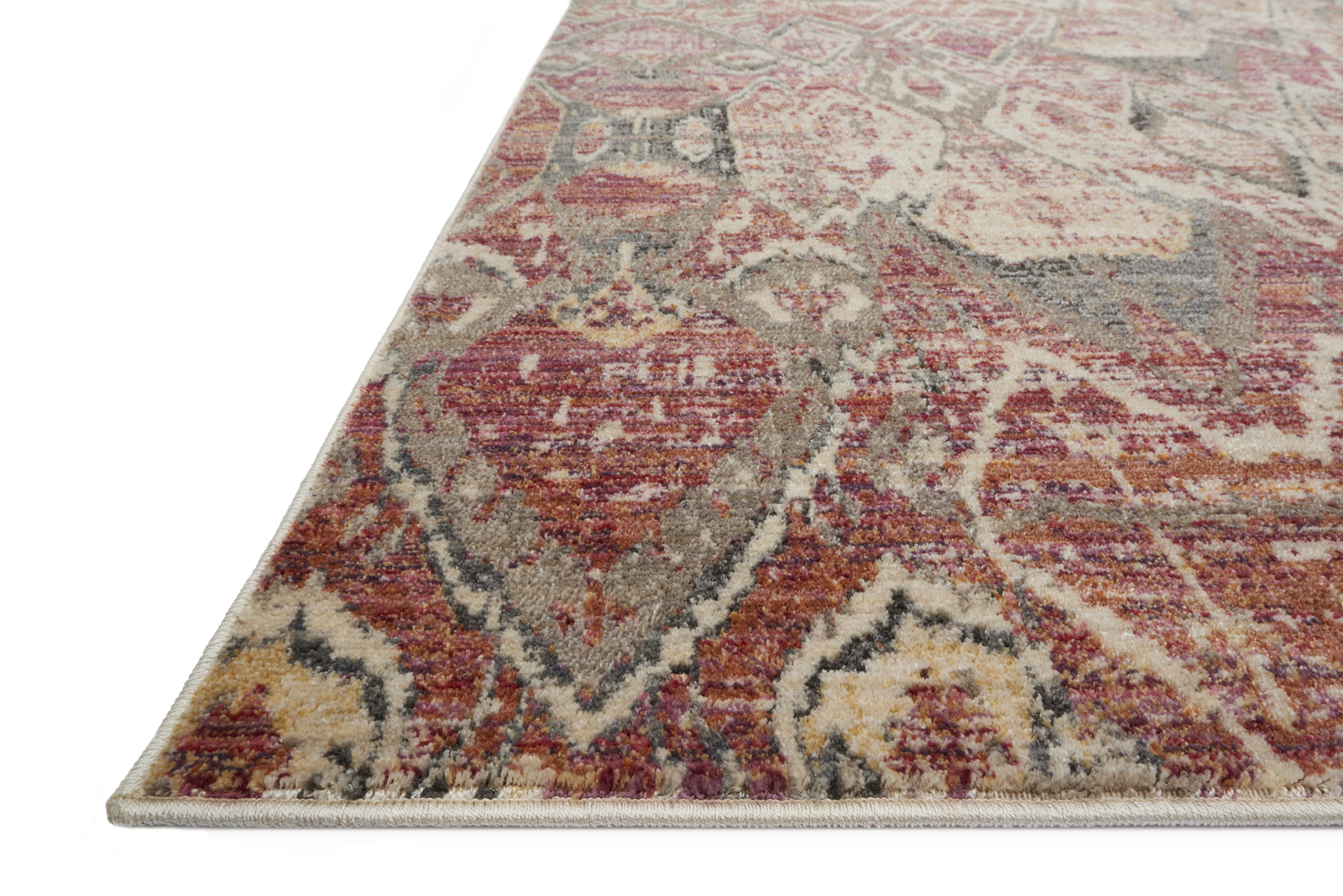Loloi Javari Berry / Ivory 9'-6" x 12'-6" - Image 1
