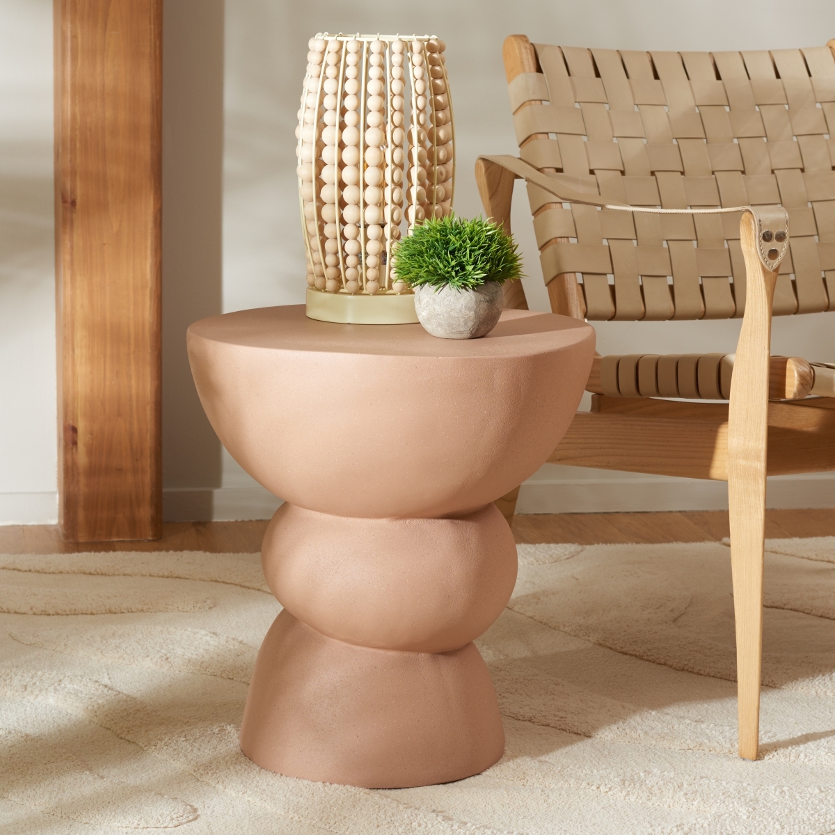 Erwin Accent Table - Terracotta - Safavieh - Image 1