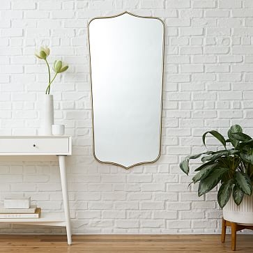 Florence Shield Wall Mirror, Small - Image 1