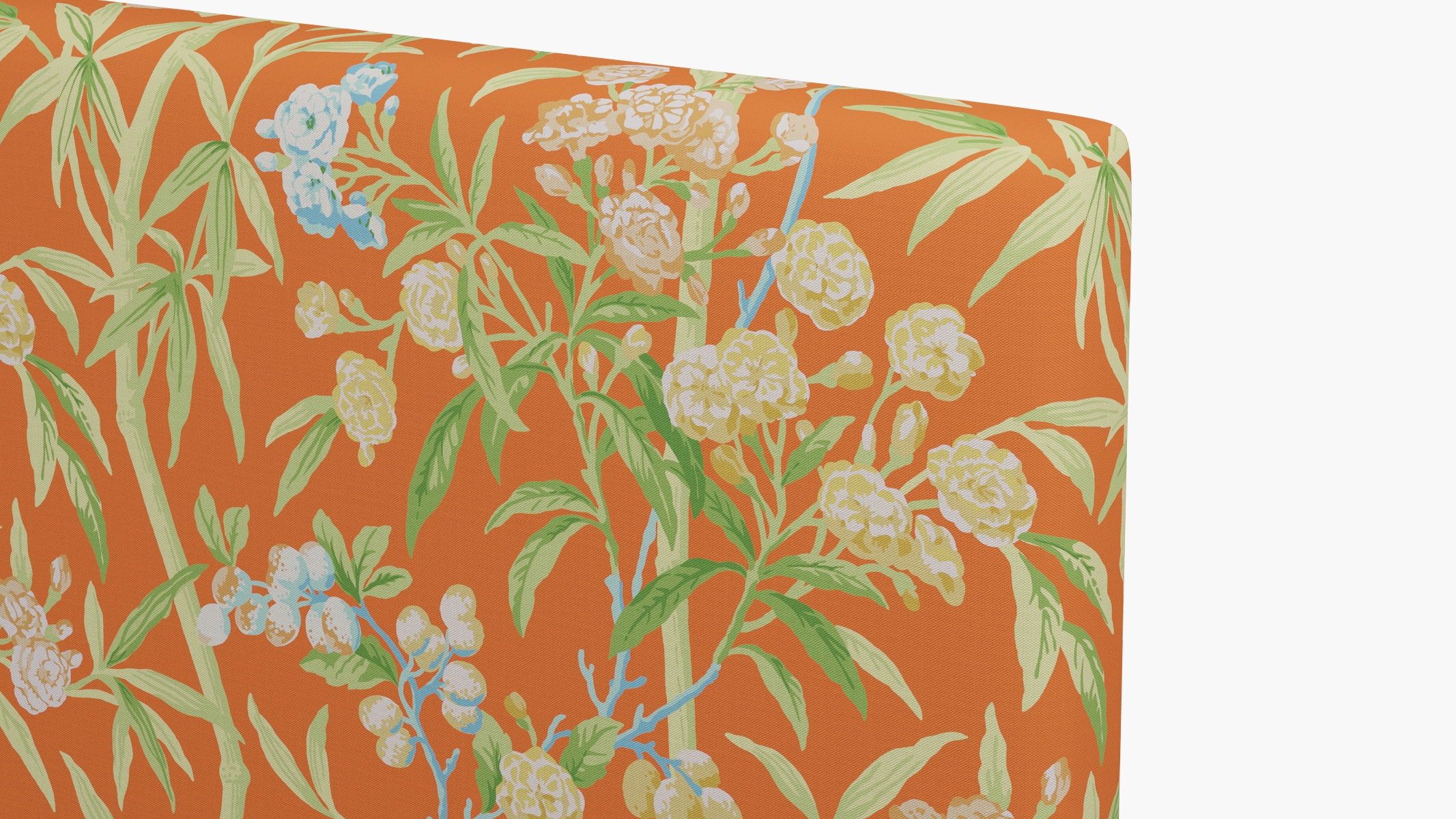 Square Back Headboard, Mandarin Lanai, King - Image 2