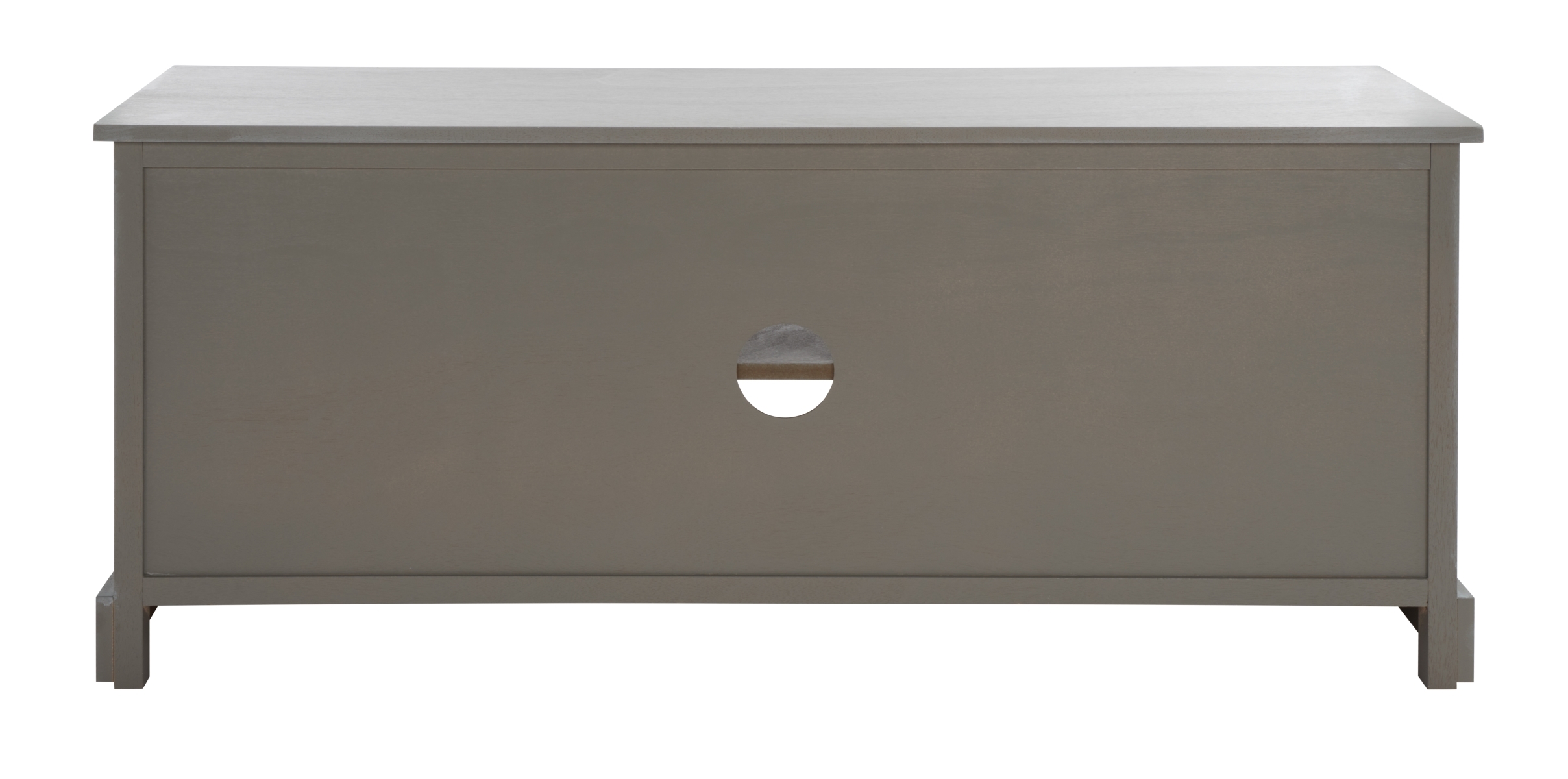 Filbert 4 Drawer Media Stand - White Wash Grey - Safavieh - Image 8