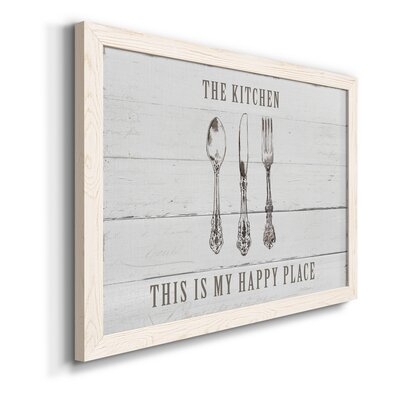 Kitchen Happy Place-Premium Framed Canvas - Ready To Hang - Image 0