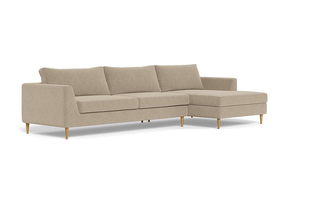 Asher 3-Seat Right Chaise Sectional - Image 1