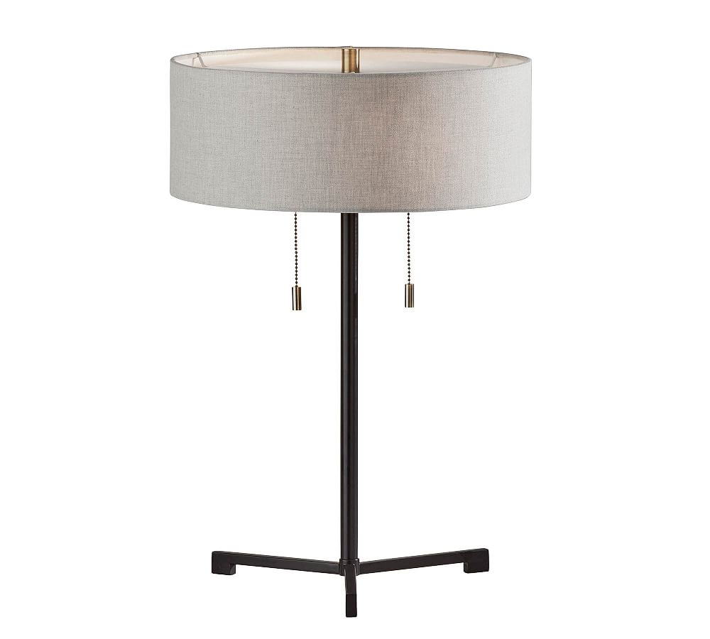Herron Metal Table Lamp, Black - Image 0