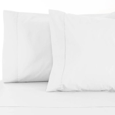 Edmont Egyptian-Quality Cotton 530 Thread Count Solid 2 Piece Pillowcase - Image 0