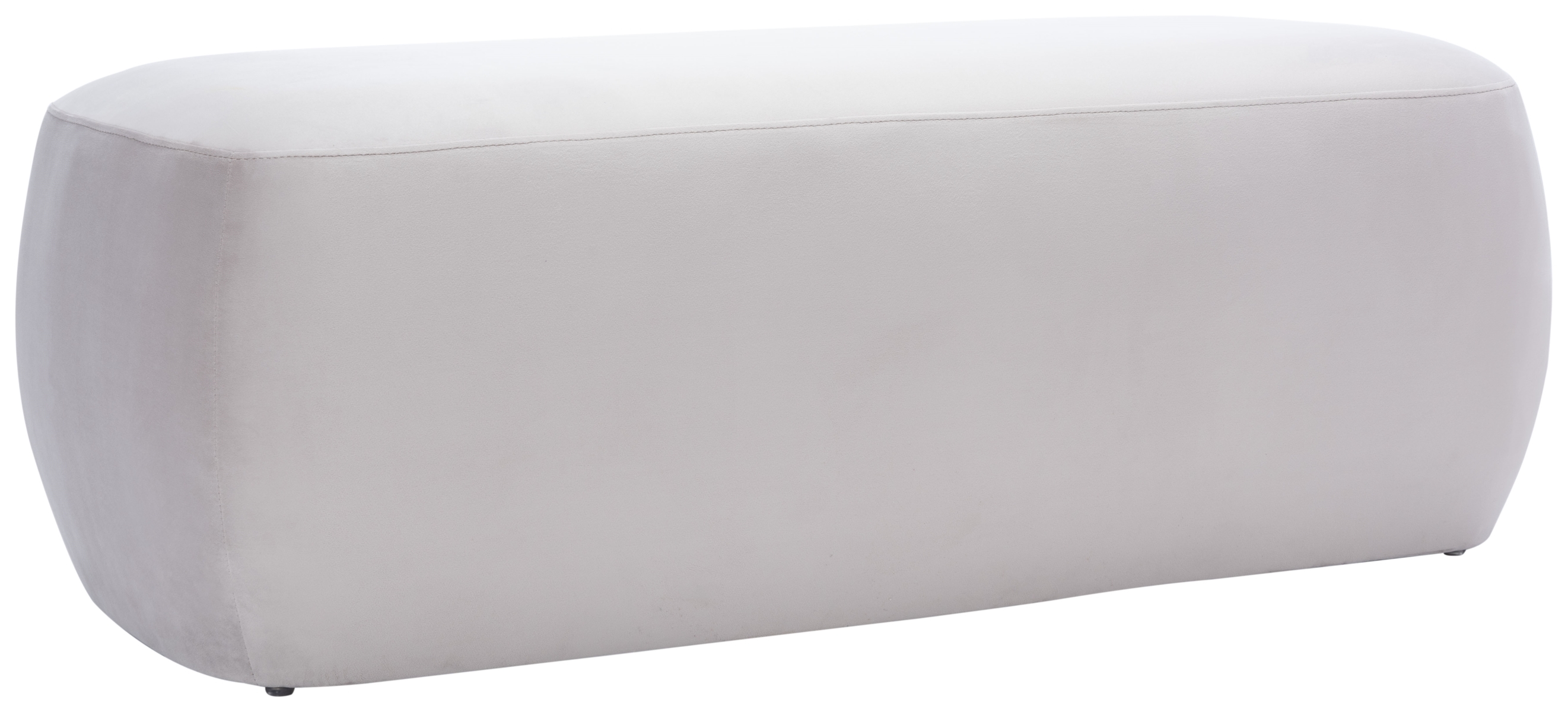 Whitley Rectangular Ottoman - Greige - Safavieh - Image 6