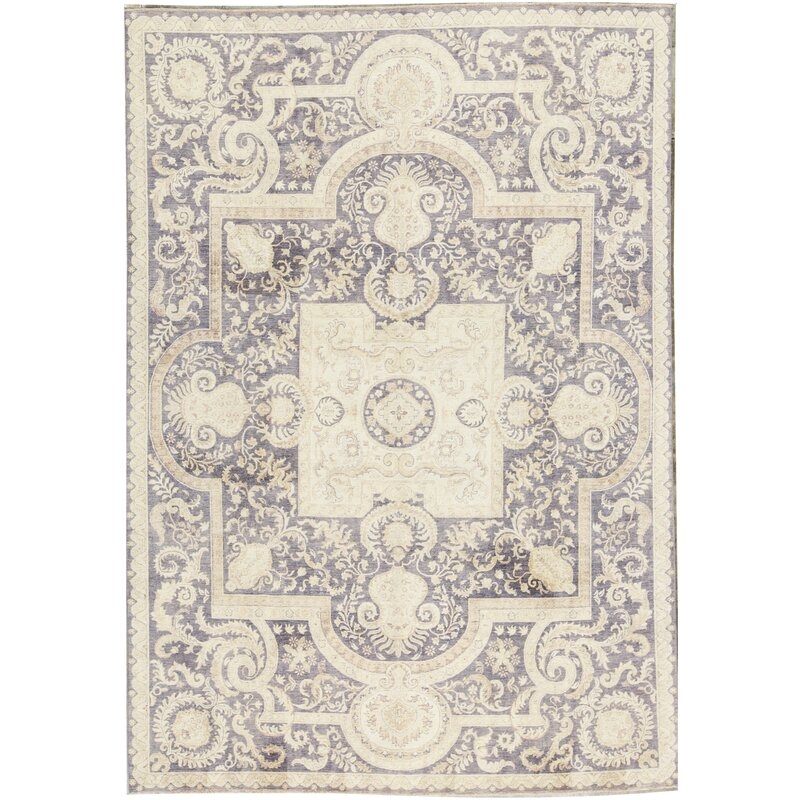 Bokara Rug Co., Inc. Ziegler Hand-Knotted High-Quality Purple Area Rug - Image 0