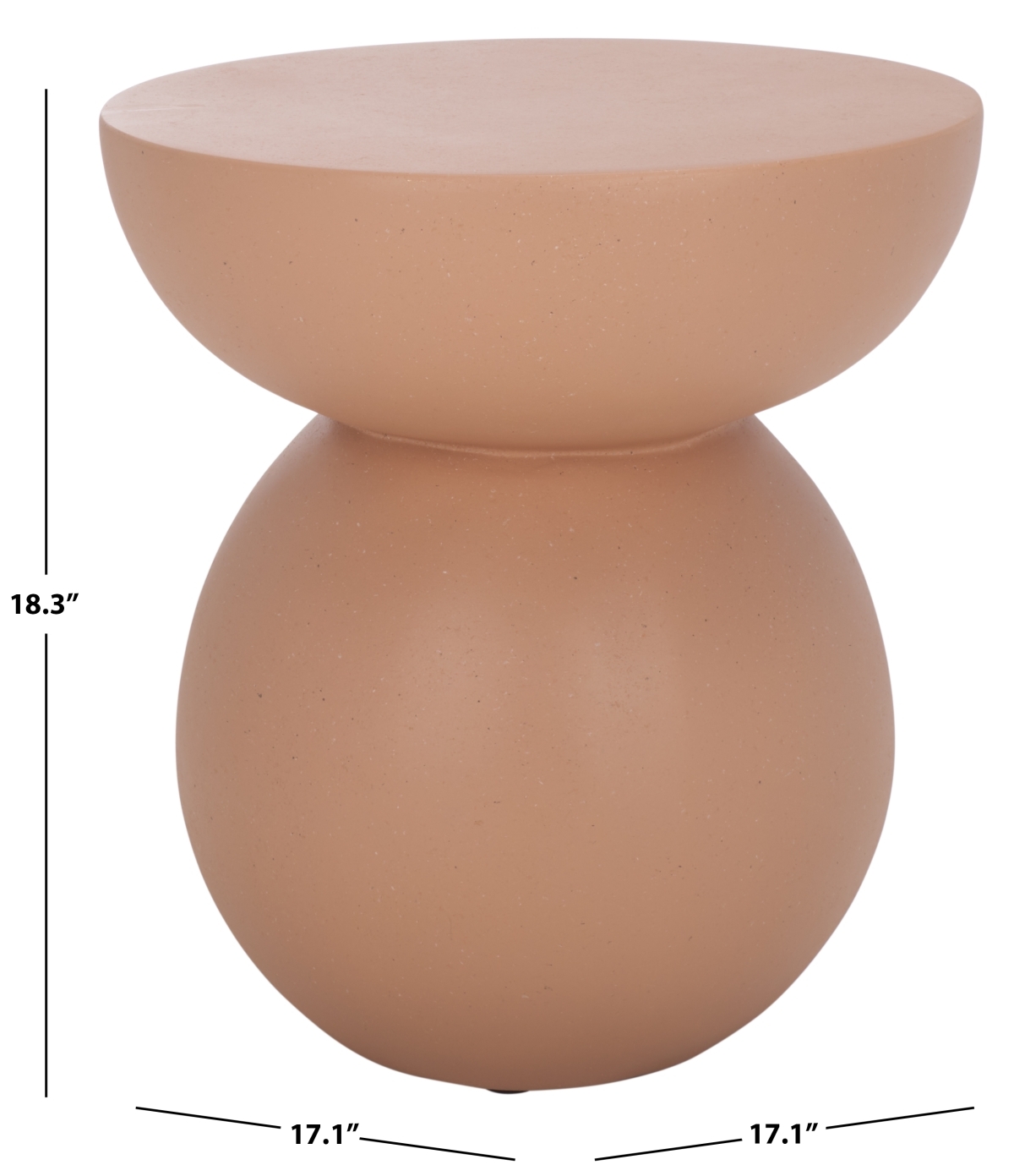Ailani Accent Table - Terracotta - Safavieh - Image 4