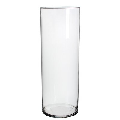 Voss Transparent 19.69" Glass Table Vase - Image 0