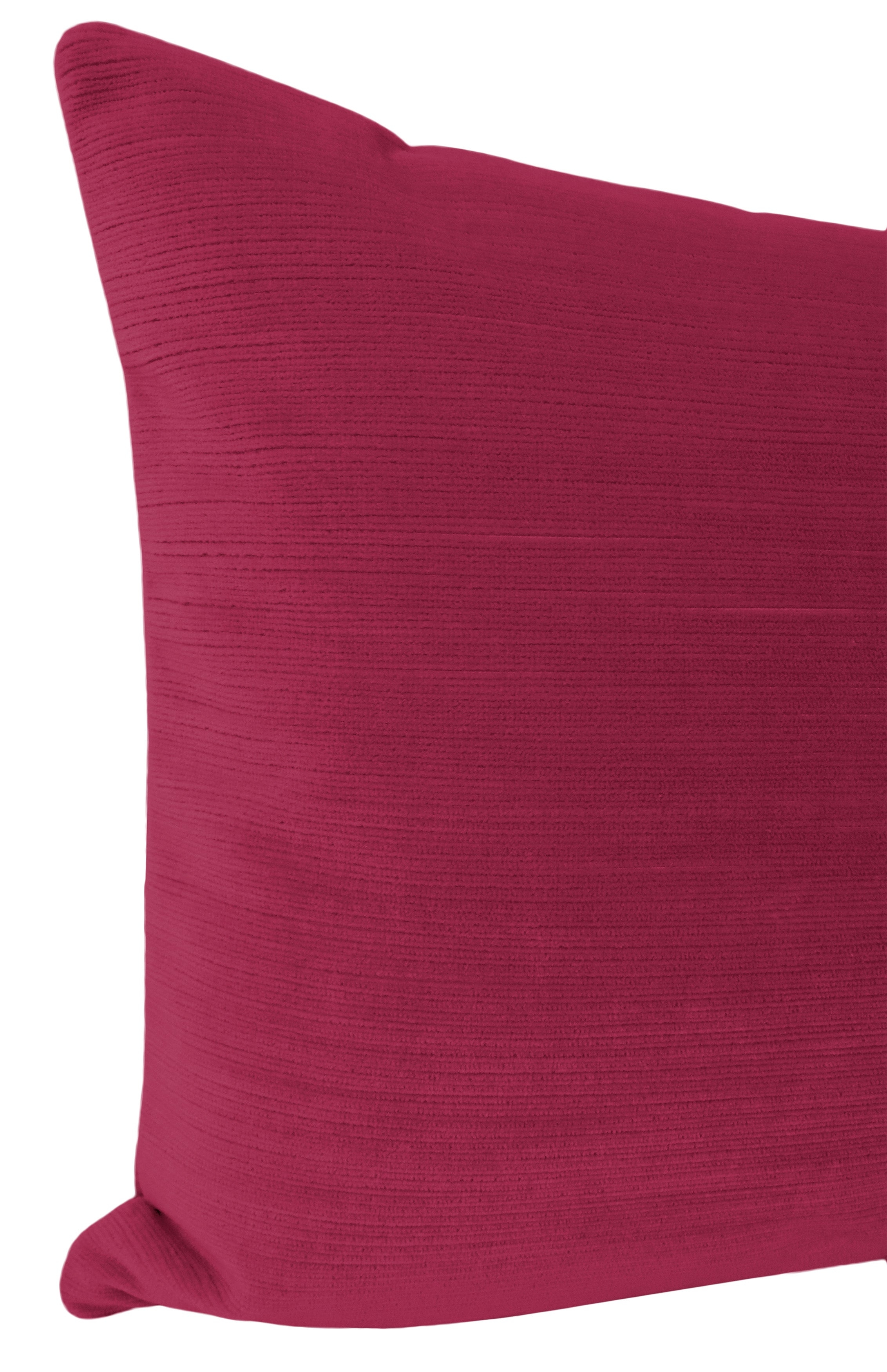 THE XL LUMBAR :: STRIE VELVET // MAGENTA - BY THE YARD - Image 3