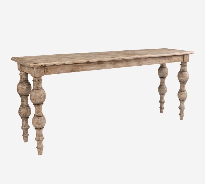 Bander 72" Reclaimed Wood Console Table, Natural - Image 2