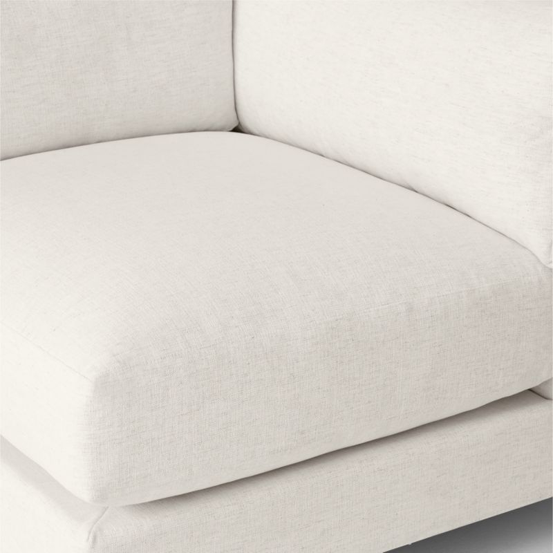Marguerite White Performance Fabric Corner Chair - Image 6