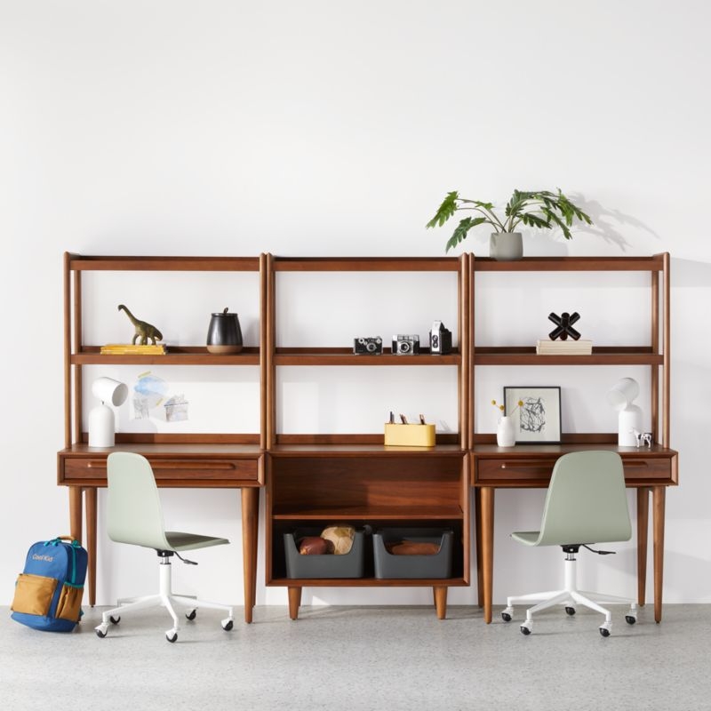 Class Act Sage & White Adjustable Kids Desk Chair - Image 2