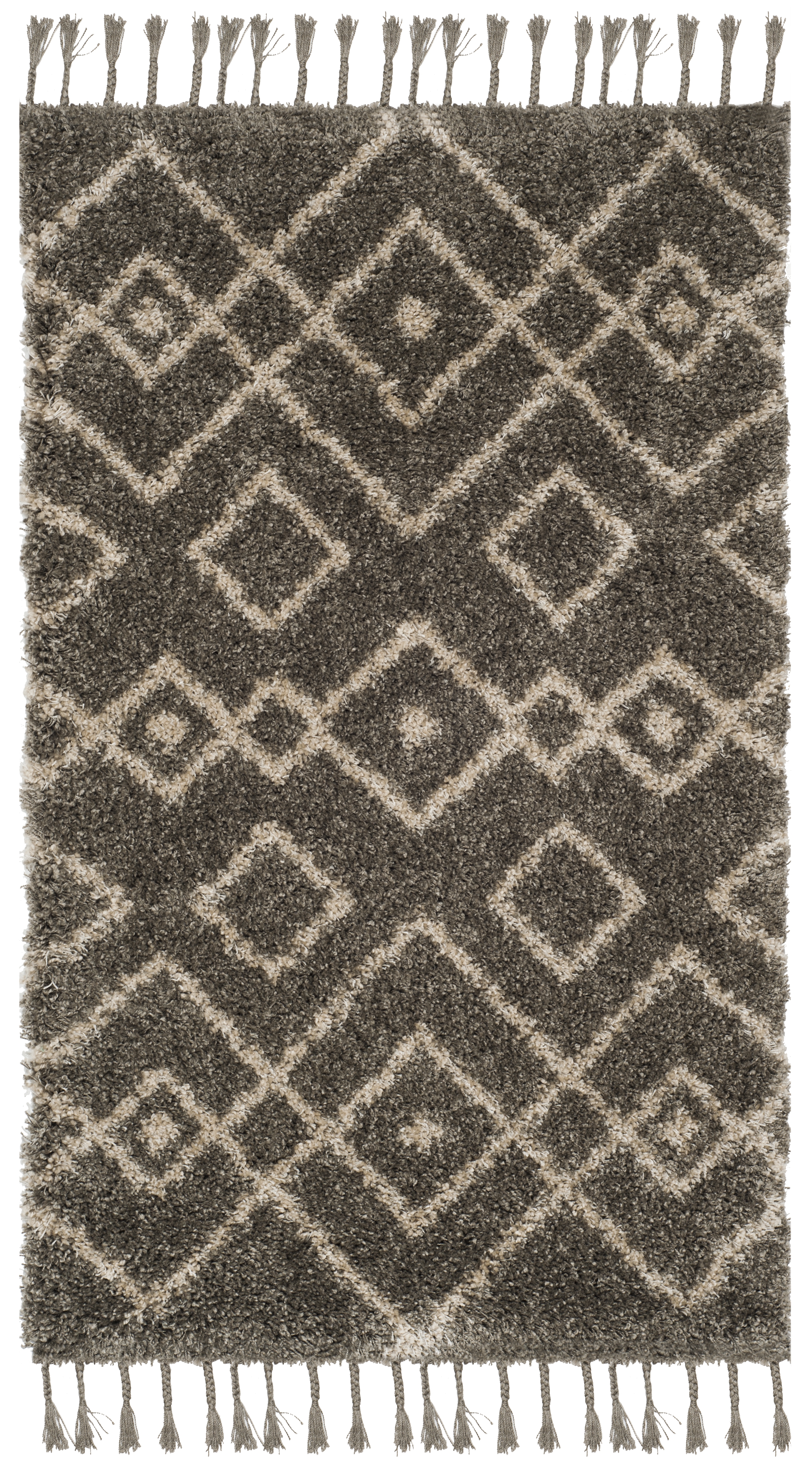 Arlo Home Woven Area Rug, MFG249A, Grey/Cream,  3' X 5' - Image 0
