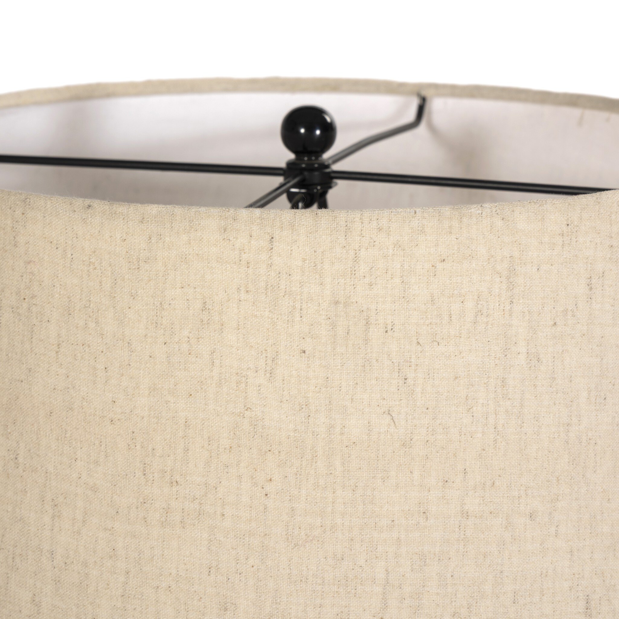 Nerissa Floor Lamp - Glossy Black Cast Aluminum - Image 2