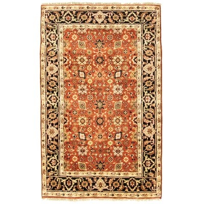 One-of-a-Kind Bevin Hand-Knotted 2010s Serapi Orange 5' x 8' Wool Area Rug - Image 0