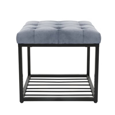 18.7" Tufted Square Cocktail Ottoman - Image 0