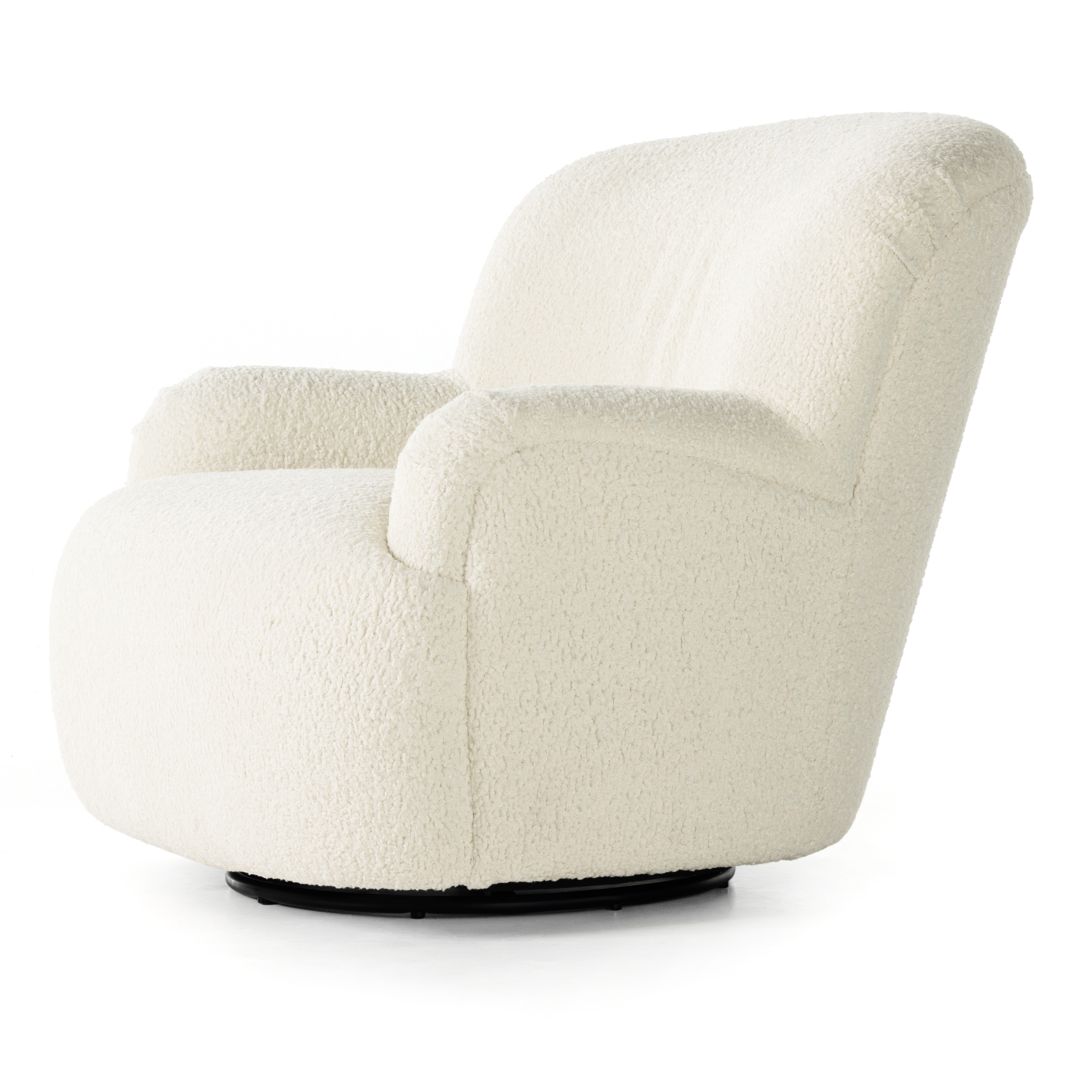 Kadon Swivel Chair-Sheepskin Natural - Image 2