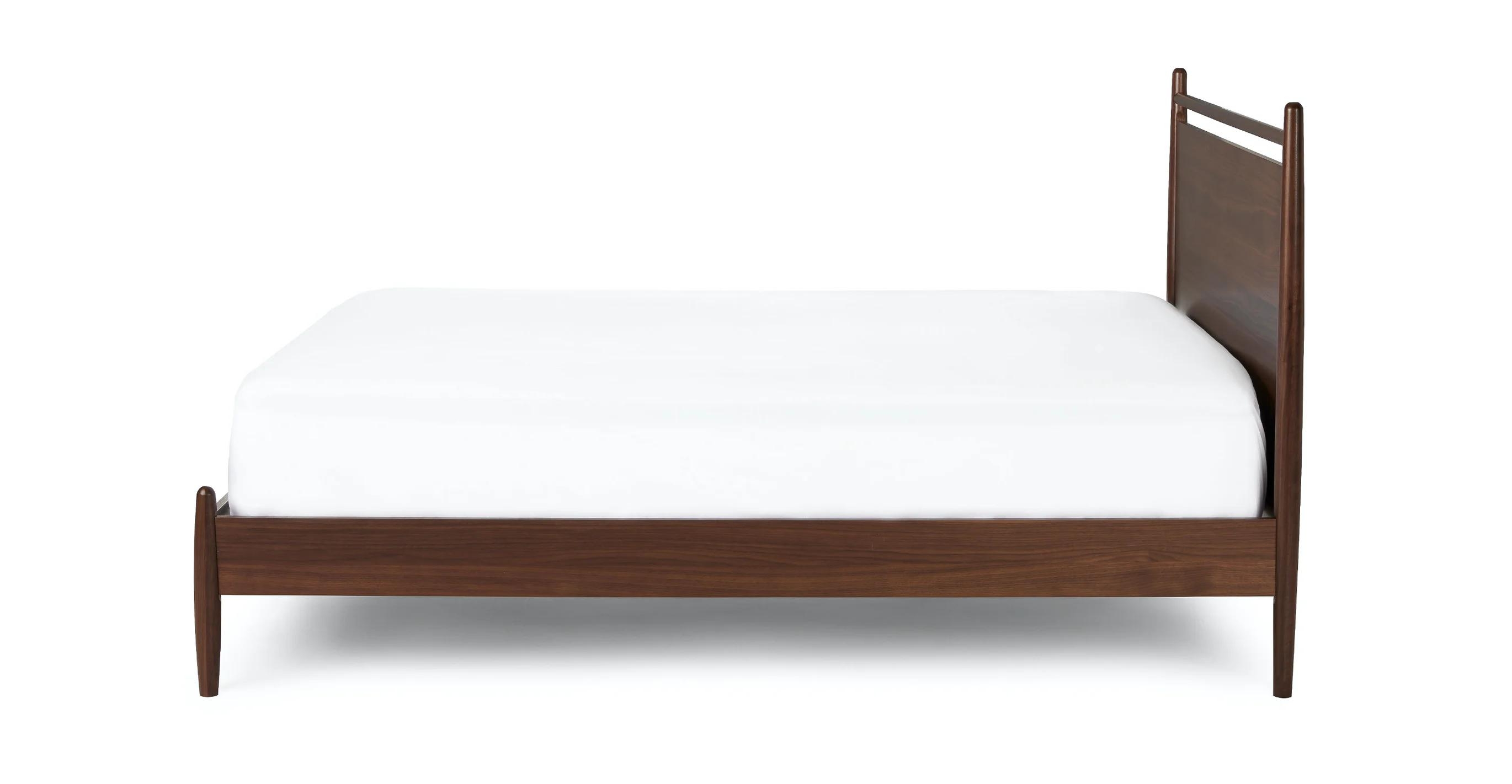 Lenia Panel Walnut Queen Bed - Image 3