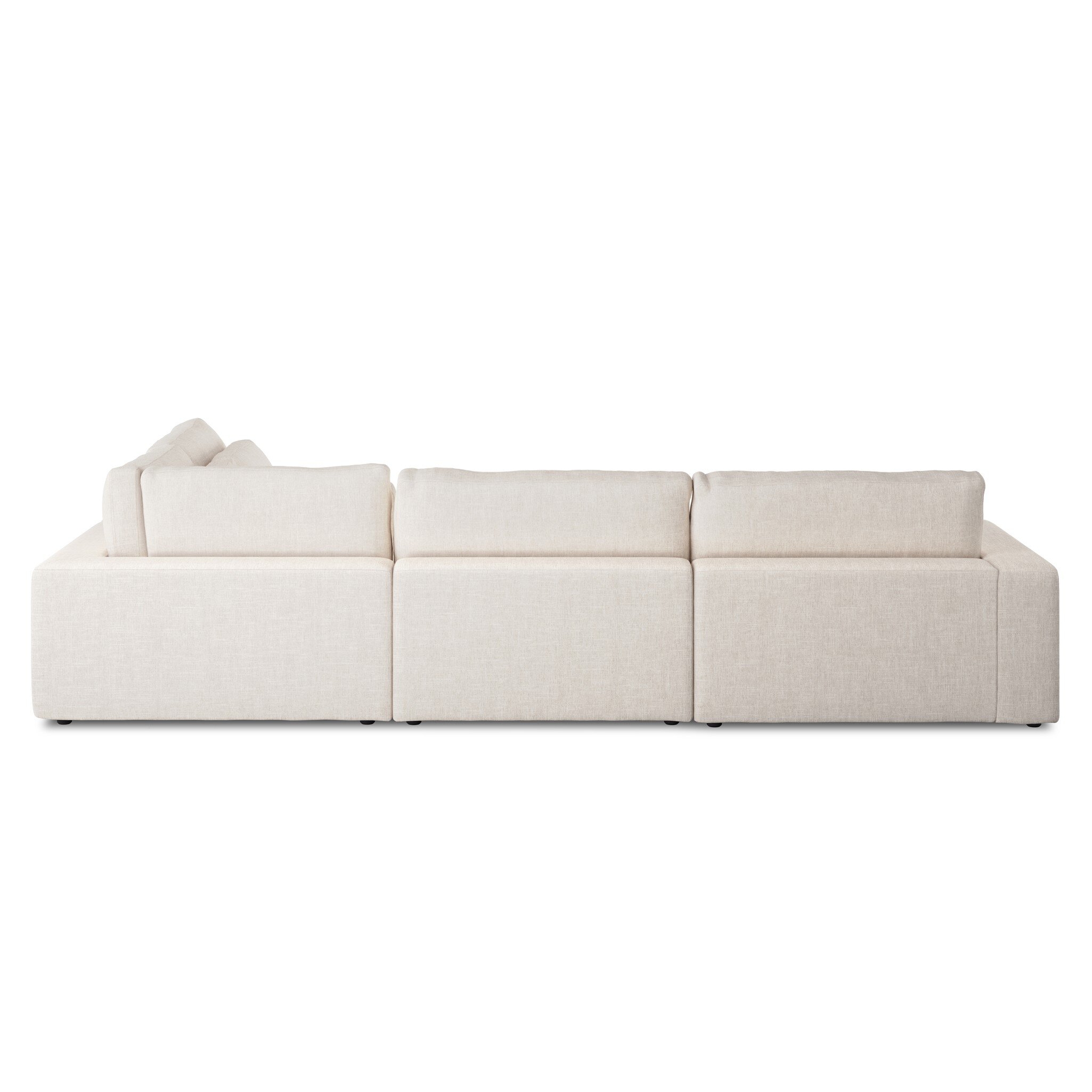 Bloor 4-Piece Sectional W/ Ottoman - Essence Natural - Image 6