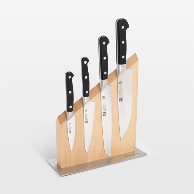 Zwilling Carbon 5-Piece Magnetic Knife Block Set - Image 0