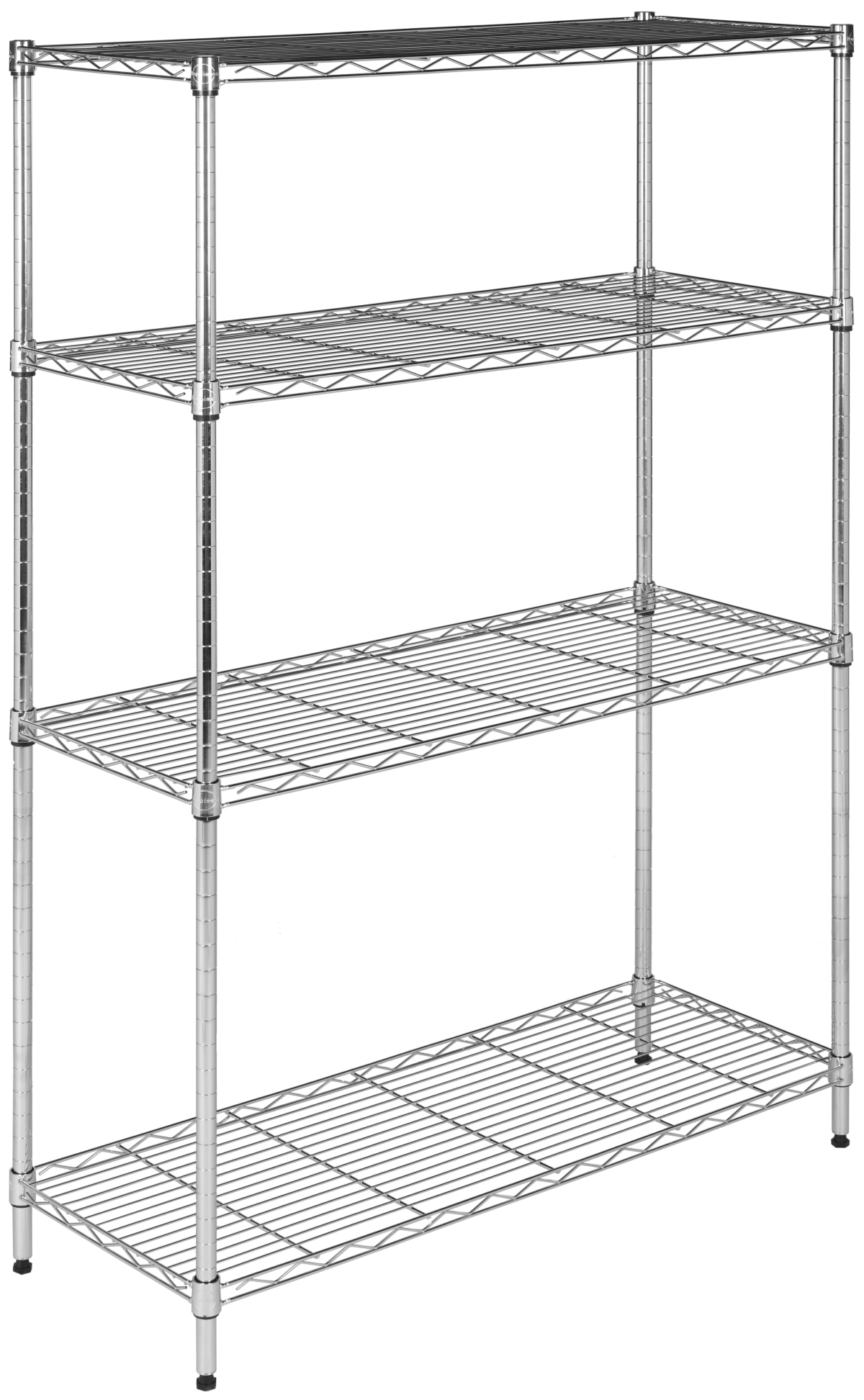 Bravo 4 Tier Shelf - Chrome - Safavieh - Image 2