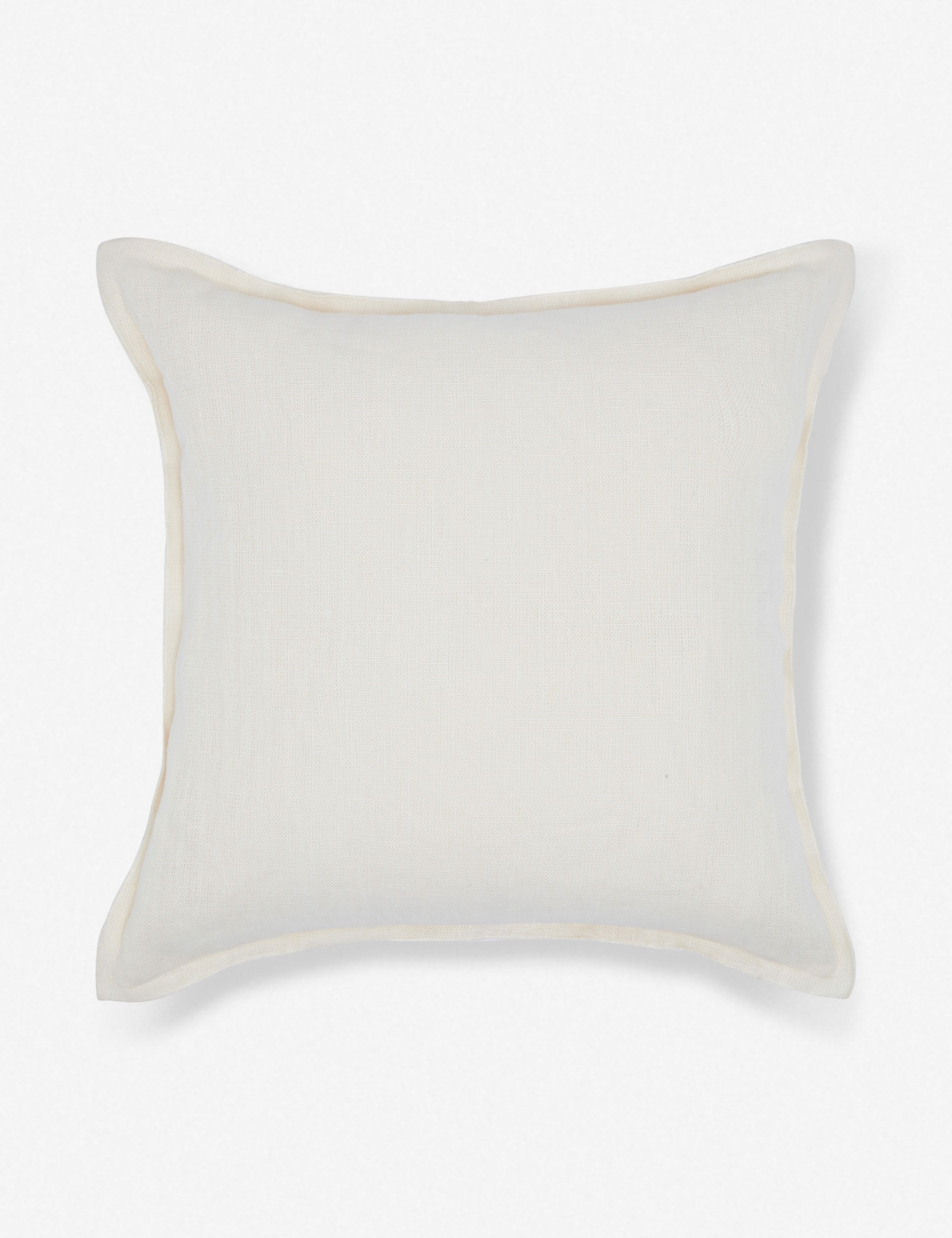 Arlo Linen Pillow, Ivory - Image 0