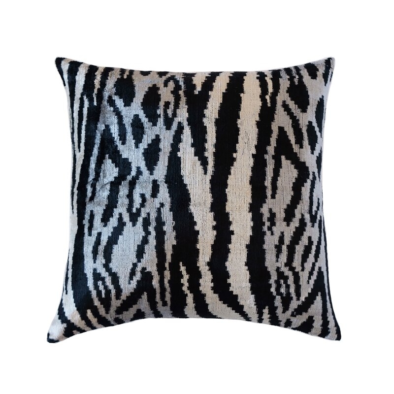 LOOMY Rahi Square Silk Pillow Cover & Insert - Image 0