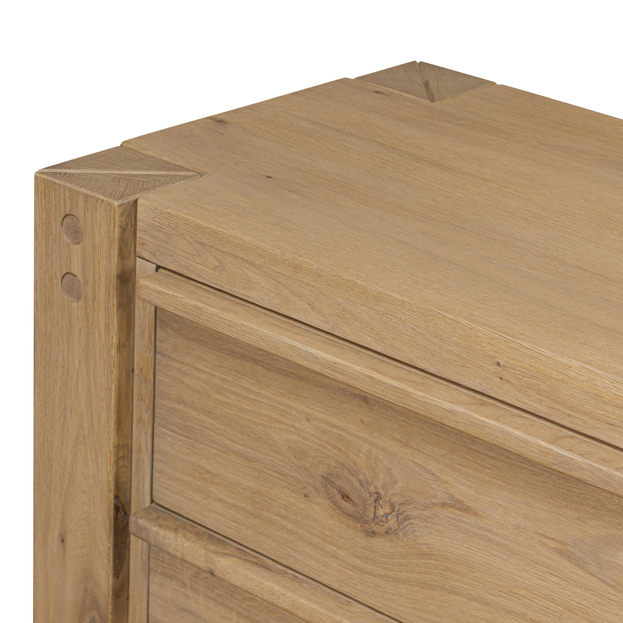 Emmer 6 Drawer Dresser - Aged Smoked Oak Veneer - Image 6