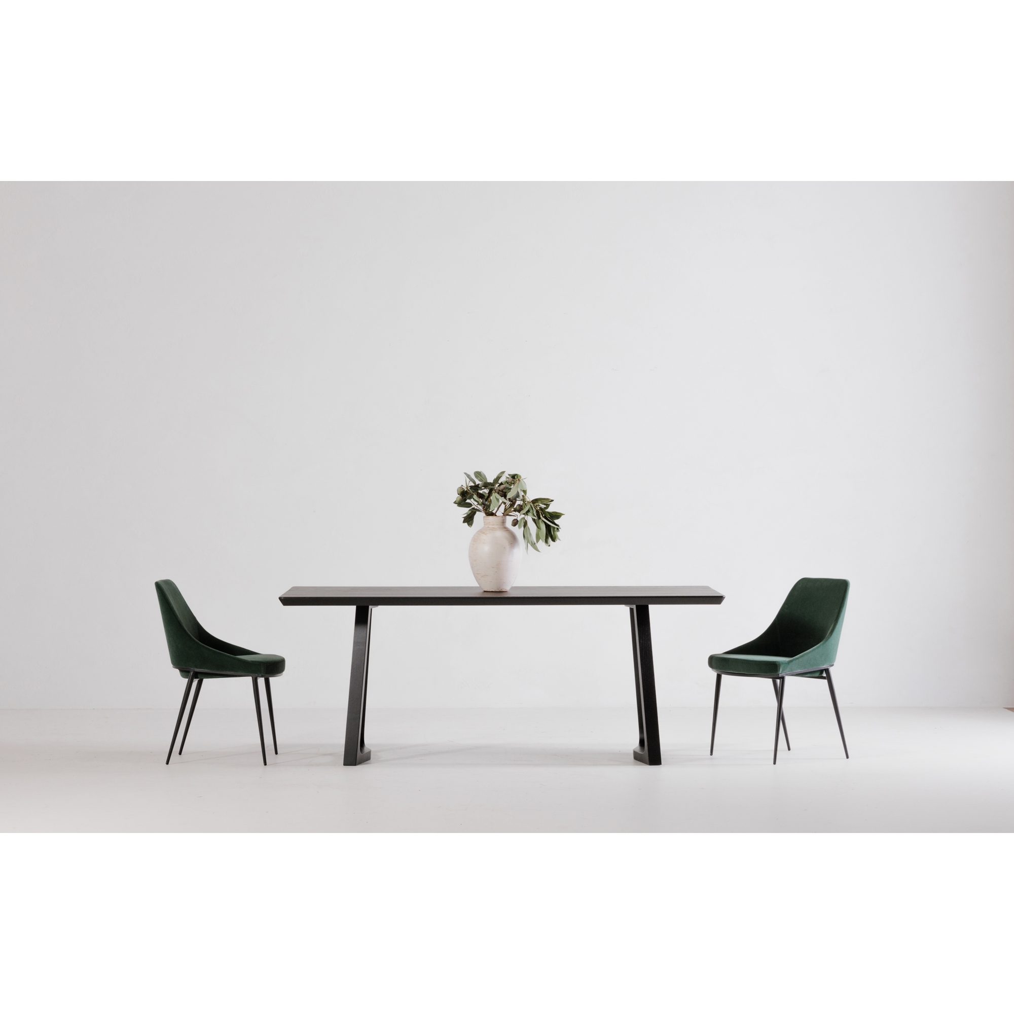 Silas Dining Table Black Ash - Image 6