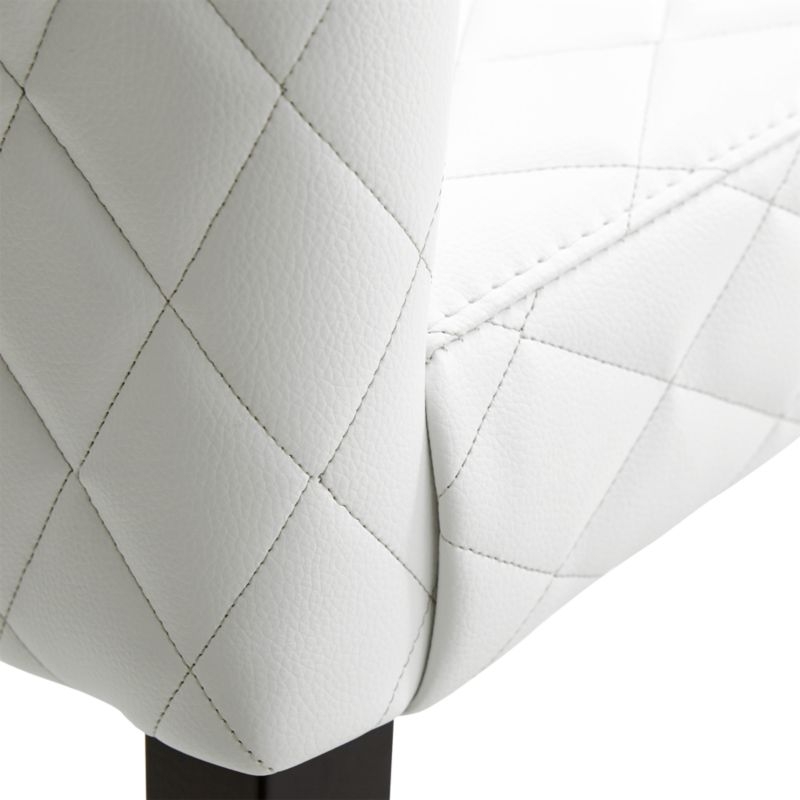 Curran Quilted Oyster Dining Chair - Image 10