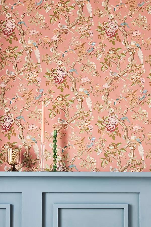 Eltham Floral Bird Wallpaper - Image 0