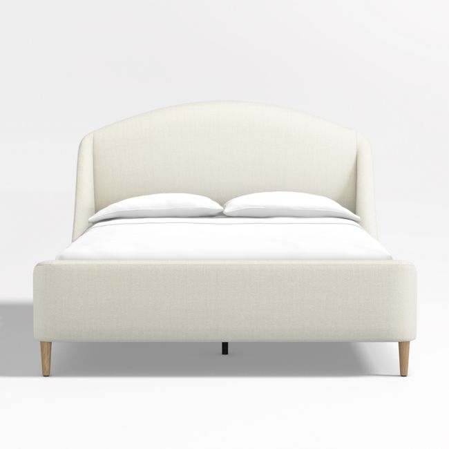 Lafayette Ivory Upholstered Queen Bed - Image 0