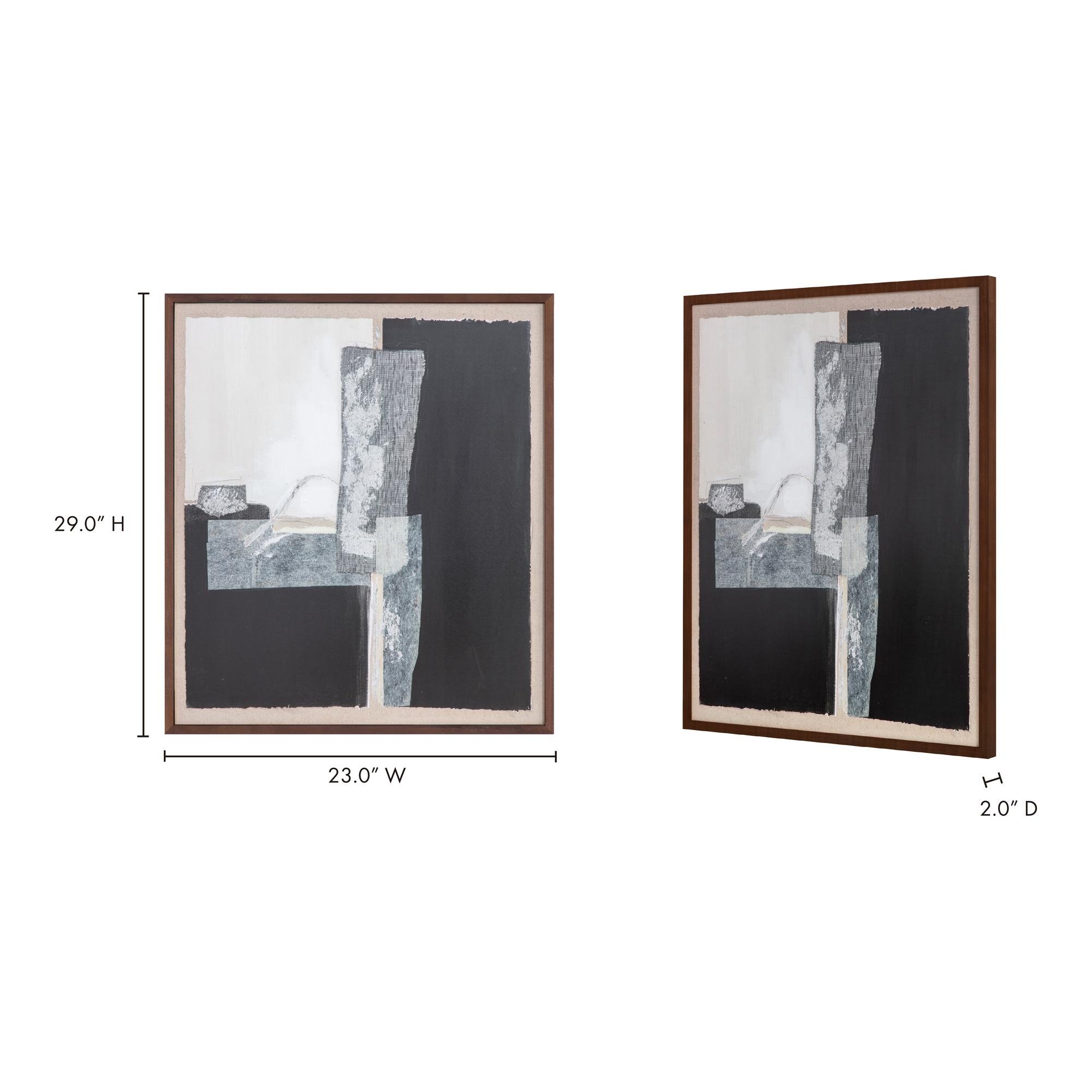 COMPOSITION FRAMED PAINTING - Image 8