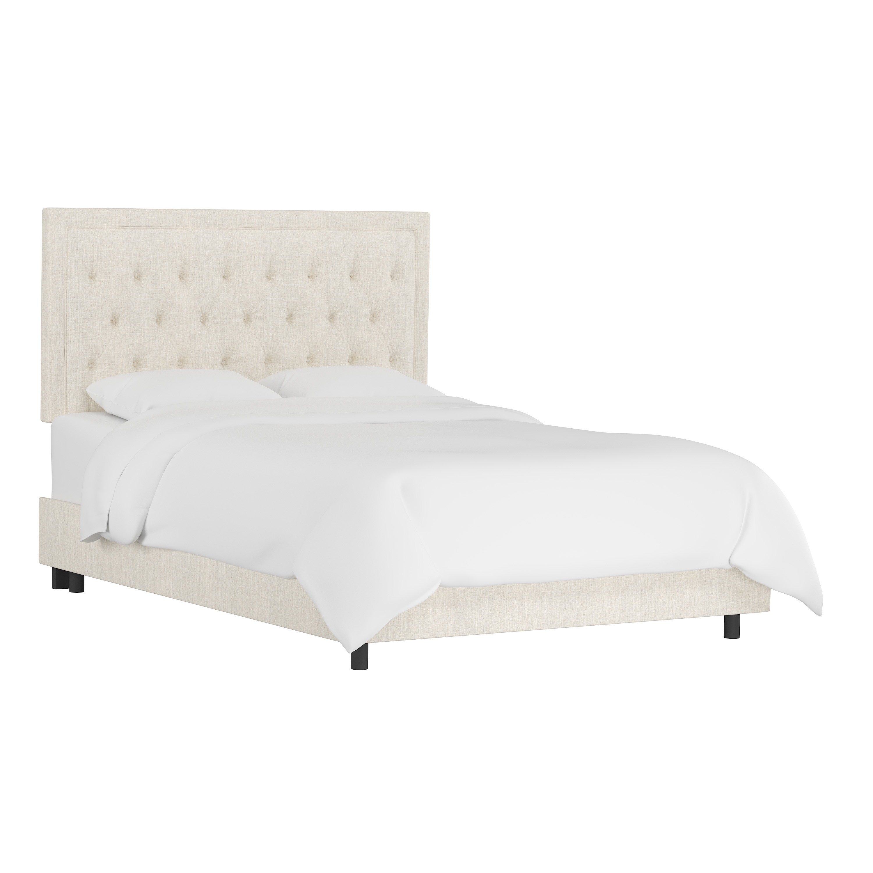 Lafayette Bed, Full, Talc - Image 0