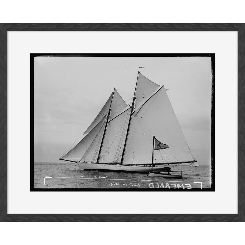 Soicher Marin 'Sailboat Photo 1' - Picture Frame Photograph on Paper - Image 0