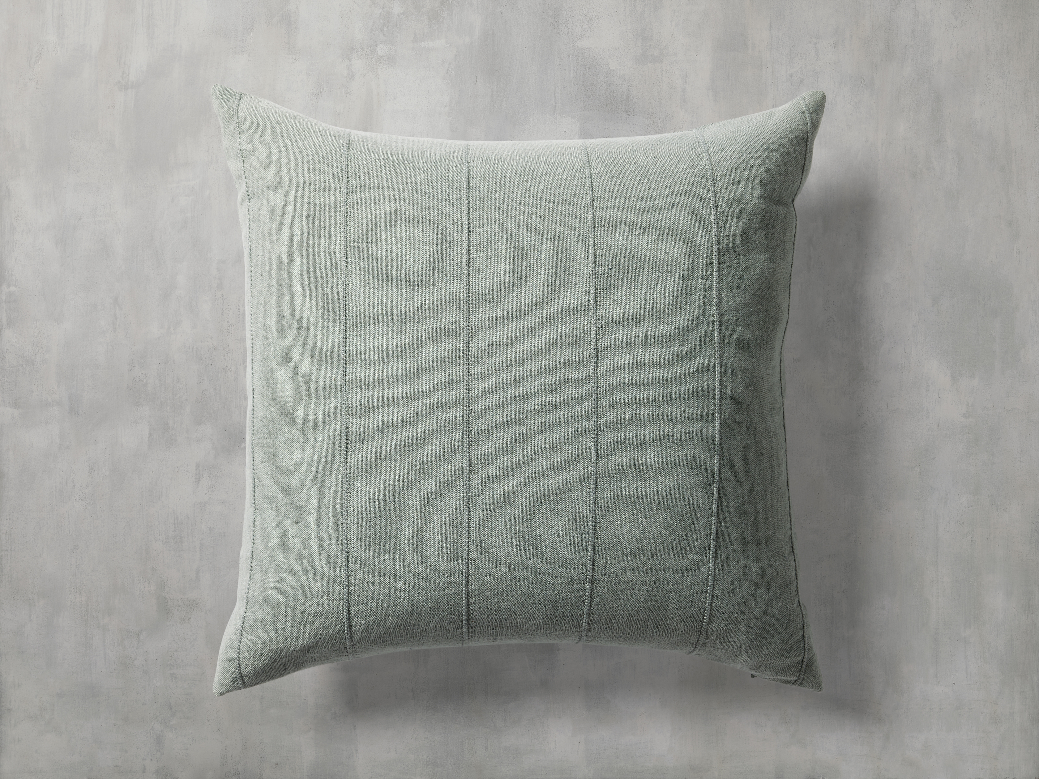 Linen 22" X Pillow Cover in Sage Green   - Image 0