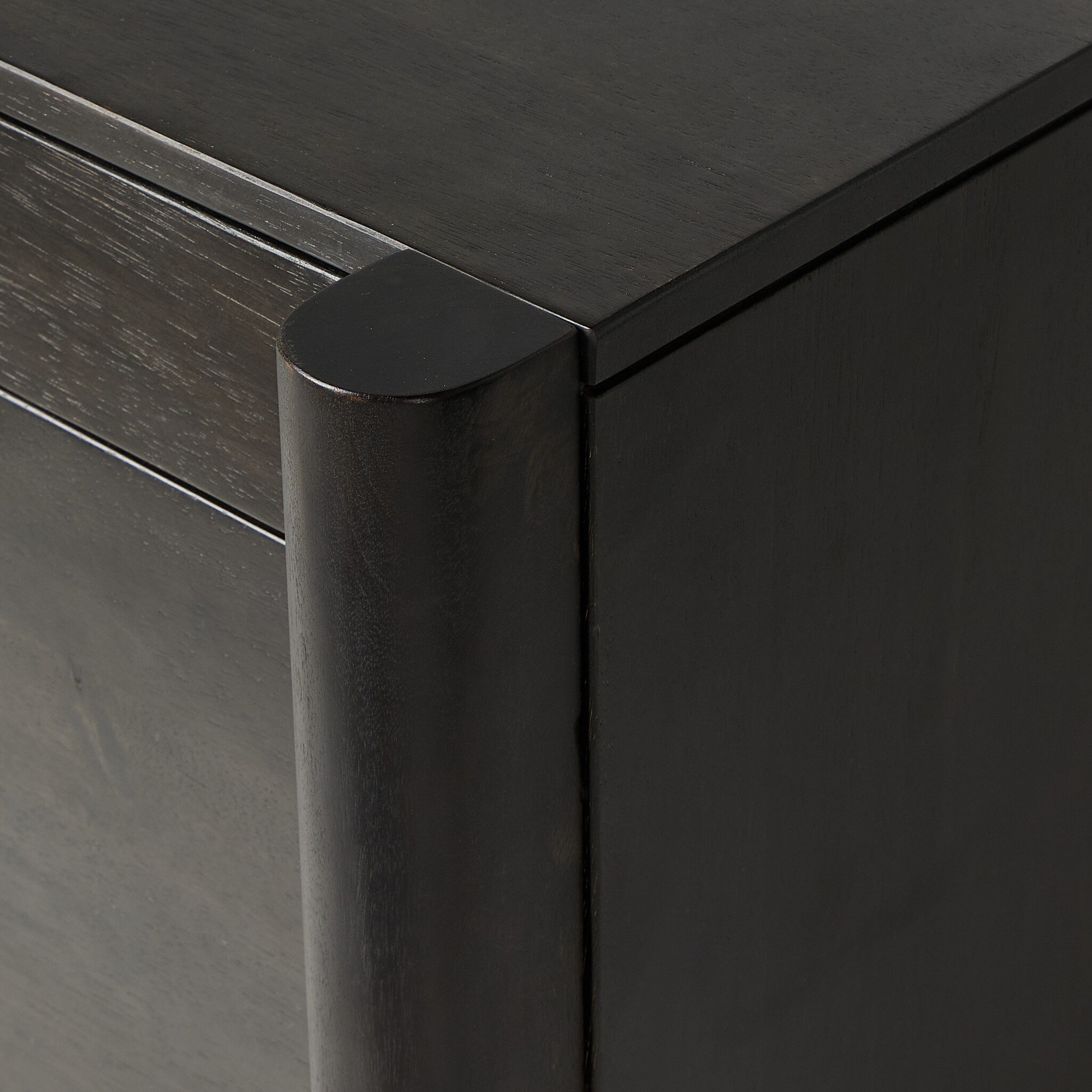 Reza Desk - Worn Black Parawood - Image 12